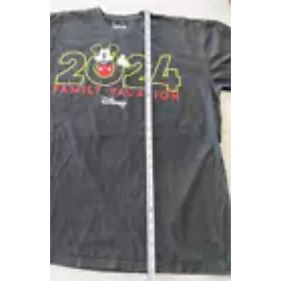 Disney Family Vacation 2024 Mickey Mouse Black Shirts T-shirt Size XL - Picture 5 of 6